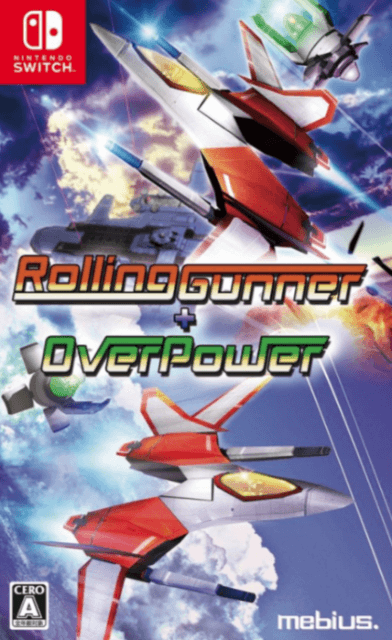 Rolling Gunner + Overpower box art for Nintendo Switch